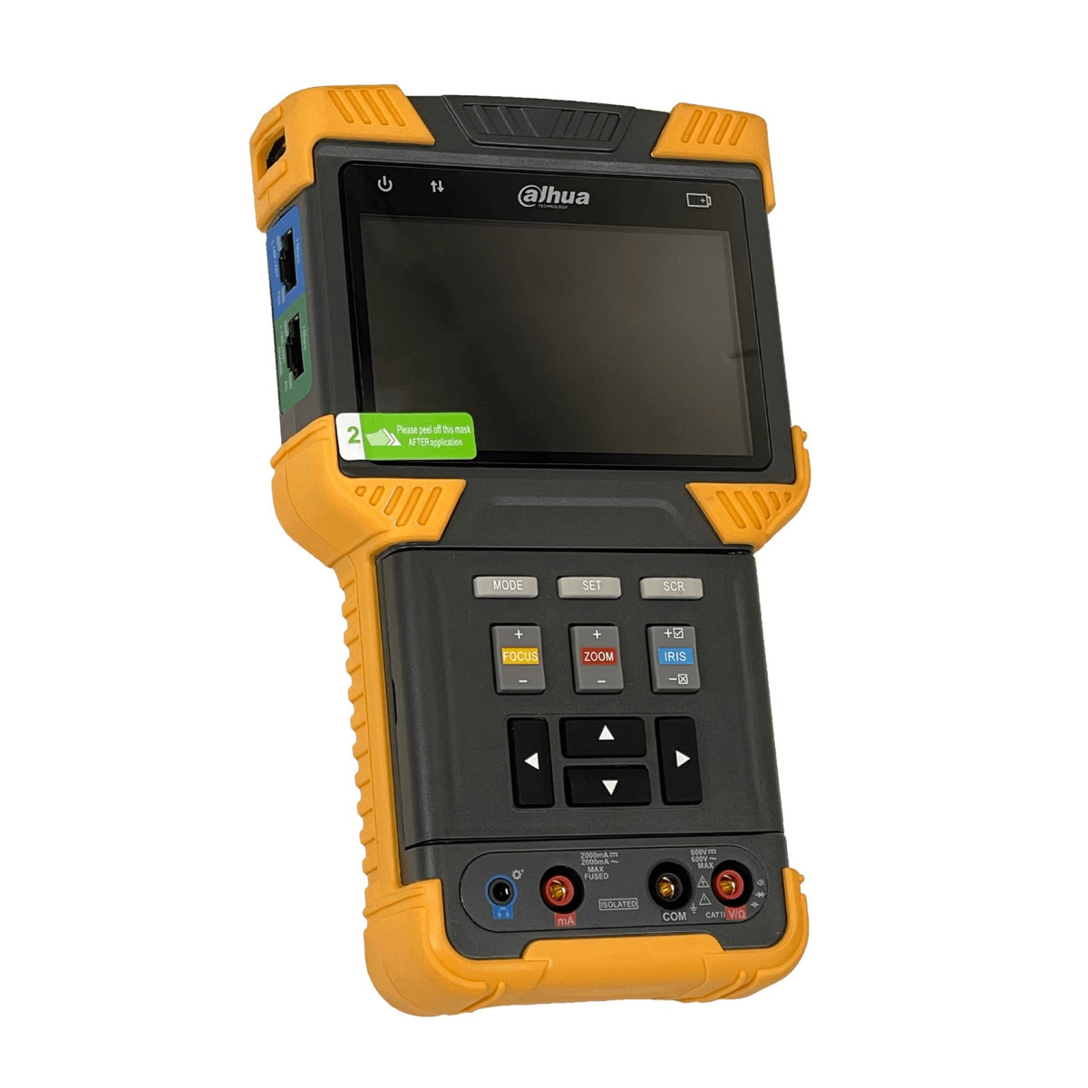 MONICID DAHUA Tester Camaras IP Analoga Monitor 4-pulg RJ45 BNC PoE out-12Vdc