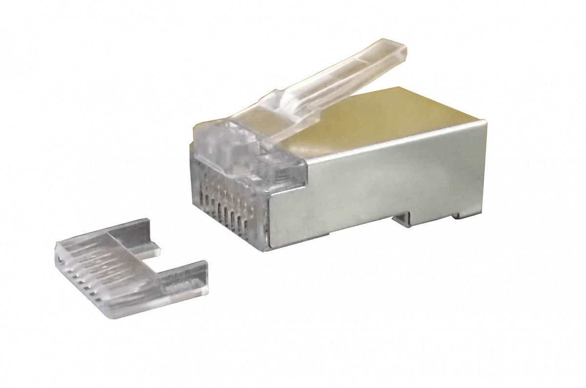 RJ6SM-10U LINKMADE 10 piezas para cable multifilar Cat6 FTP STP Conector RJ45 con blindaje metálico