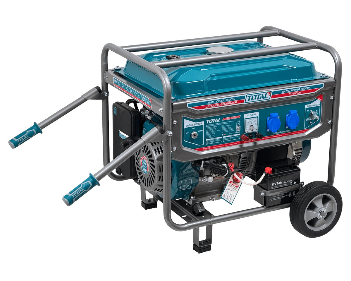GENE-50 TOTAL 5000W Generador electr a gasolina Tanque-25L 220VAC TP155001