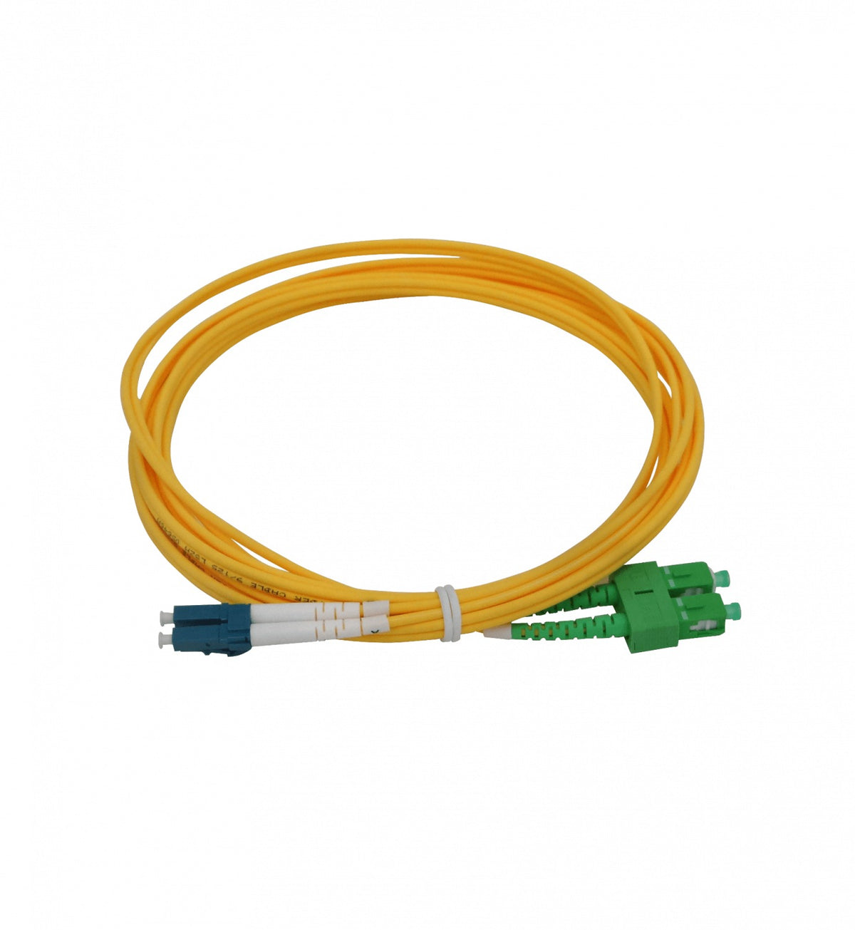 JFSAL3. 3m SC/APC-LC/UPC Monomodo SM Dúplex Latiguillo Cable Fibra 9/125um 3mm