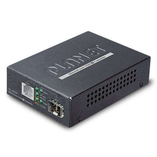 Extensor ethernet sobre cable teléfono 1000BASE-X SFP de 1 puerto + RJ11 VDSL2 de 1 puerto (perfil 30a con vectorización G) (Descontinuado)