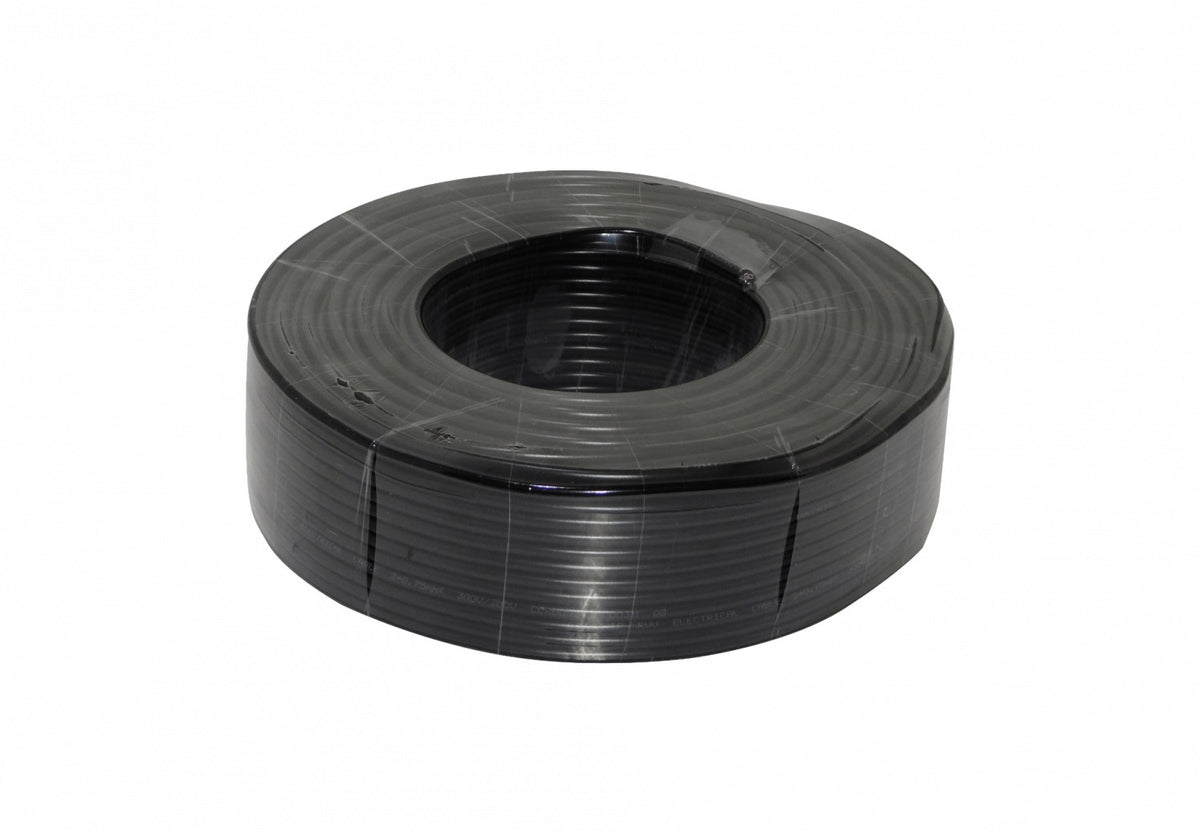 CORDON7-2 Negro 2x0,75mm 100 metros Conductor Eléctrico RVV 4-6AMP 2x0.75mm PVC