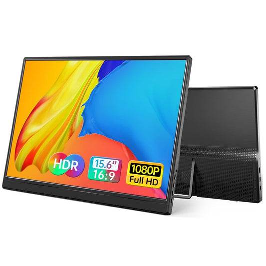 Pantalla portátil de 15.6 pulgadas resolución Full HD 1080 píxeles con puertos USB tipo C e HDMI – marca YXK