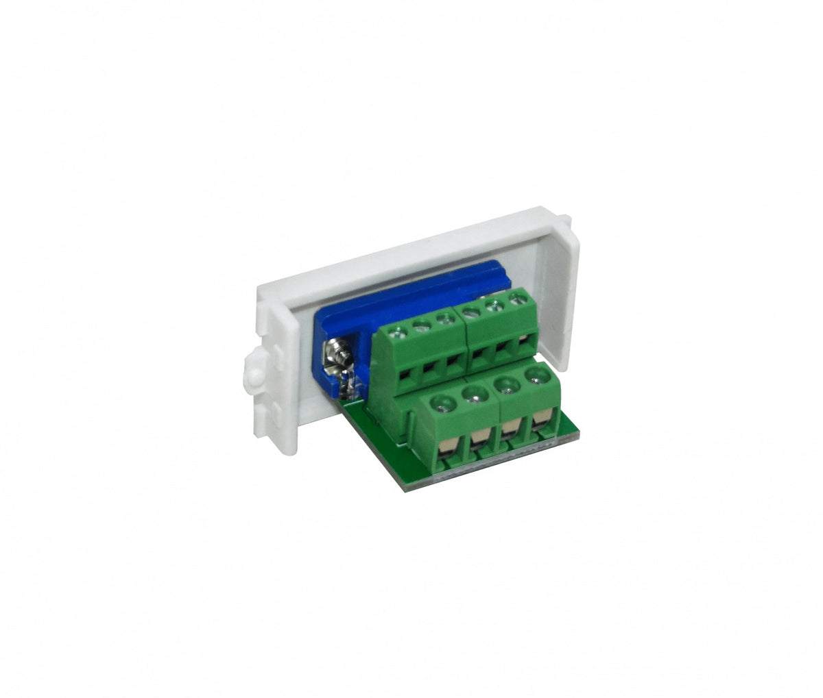FQVR Módulo VGA DB15-Hembra-Tira-10p DE-15/HH HD15-3-Hileras para FQ1-FQ2-FQ3