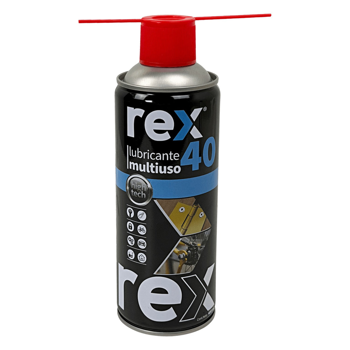 REX-40-400 REX Aerosol Lubricante 400ml CO2 Antioxidante REX-40