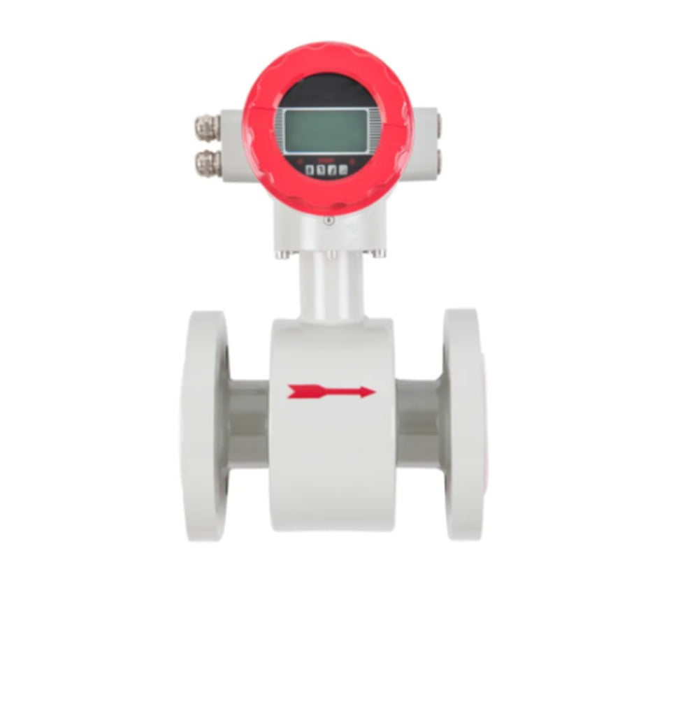 caudalímetro electromagnético integrado, DN50,24VDC, 1 Mpa, Salida 4-20 mA + RS-485, Poli perfluoroetileno aleado, acero inoxidable, IP65