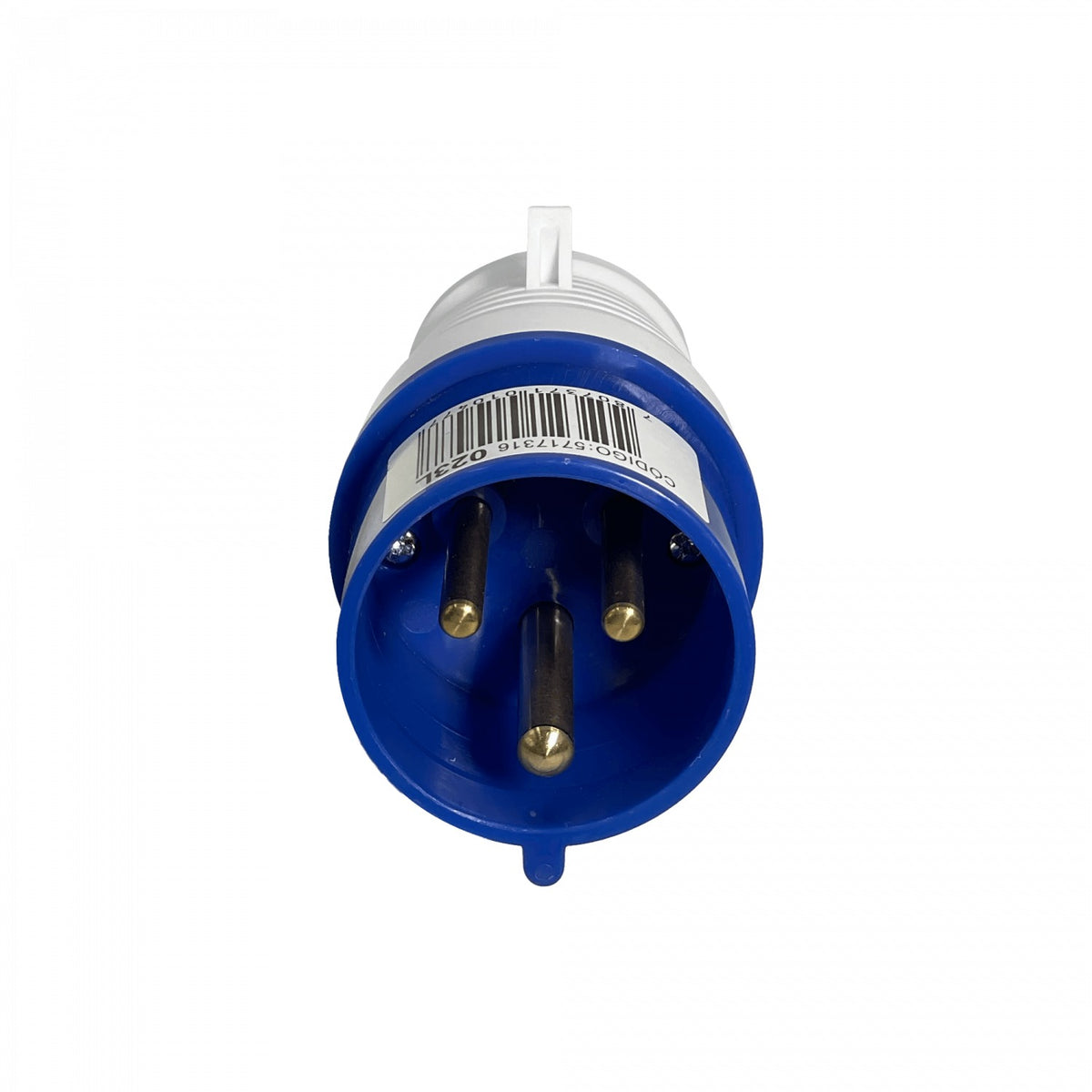 023-6 PCE Clavija Recta Móvil Industrial 2P+T, Modelo Typ023-6h, 32A, 690V, IP44