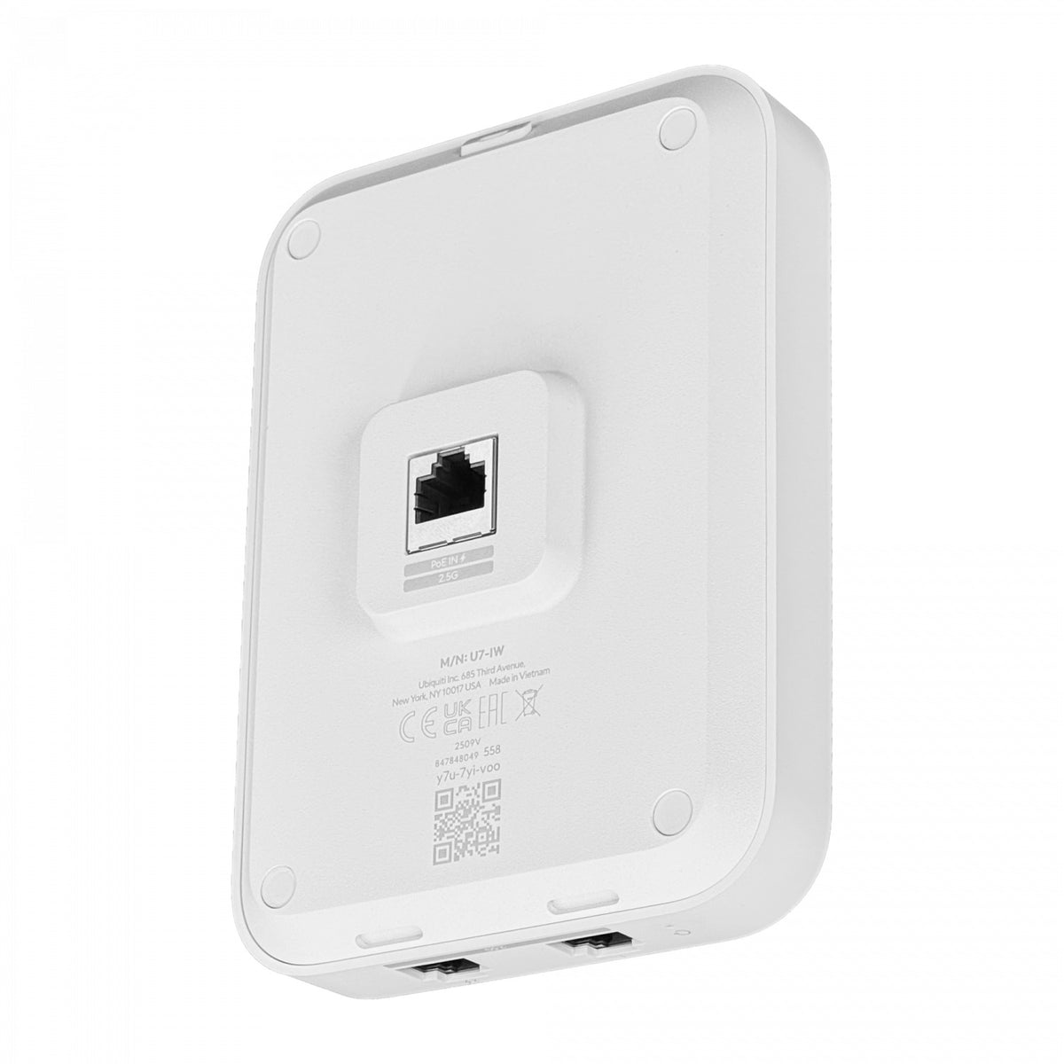 U7-IW. UI WiFi7 5Gbps 3-2500-i/o 2,4/5GHz 688/4300mbps 4/5dBi requiere-PoE+ UBIQUITI