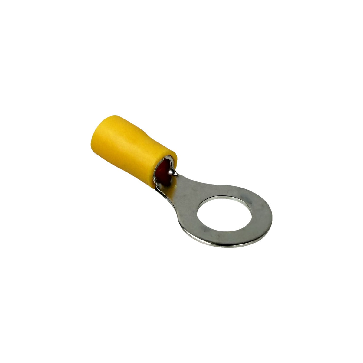 OJO-8460 RV5.5-8 Ojo-8,4mm 4-6mm2-Cable 50-unids. Conector Amarillo Aislado PVC