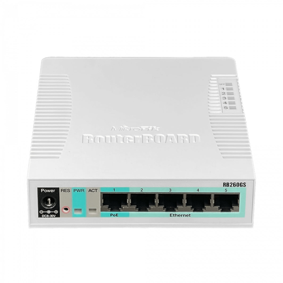 RB260GS MIKROTIK CONMUTADOR 5-1000 1-SFP ATHEROS SWOS VLAN