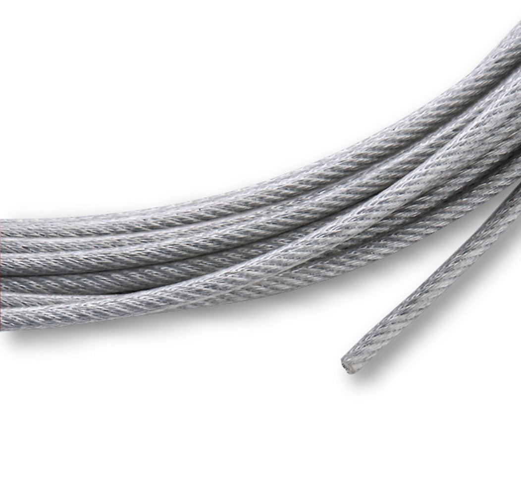 MAST-SW3 Cable de acero zincado de 3 milímetros de diámetro, construcción 7 hilos por 7 cordones, venta por metro lineal, con recubrimiento de zinc