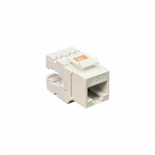 KP6WL-1 LINKMADE Conector Keystone Cat6 U/UTP Punchable Blanco 180° para Herramienta KPT