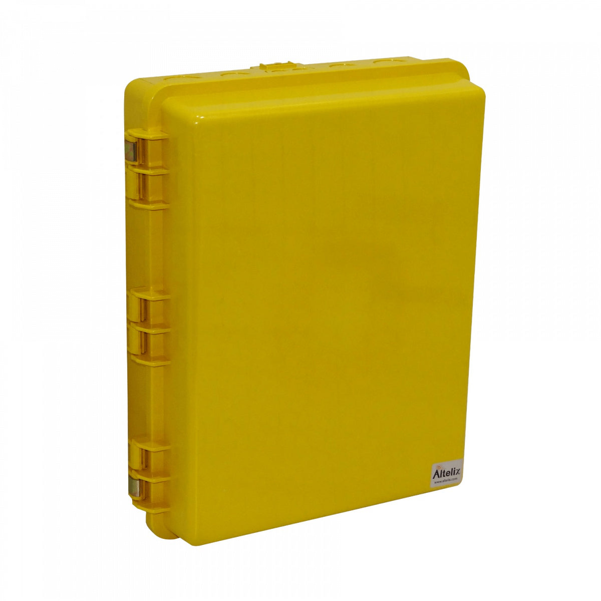 NP171406Y ALTELIX Caja de Poliéster Amarilla 432x355x152mm IP55 para Exteriores NEMA3 PC+ABS