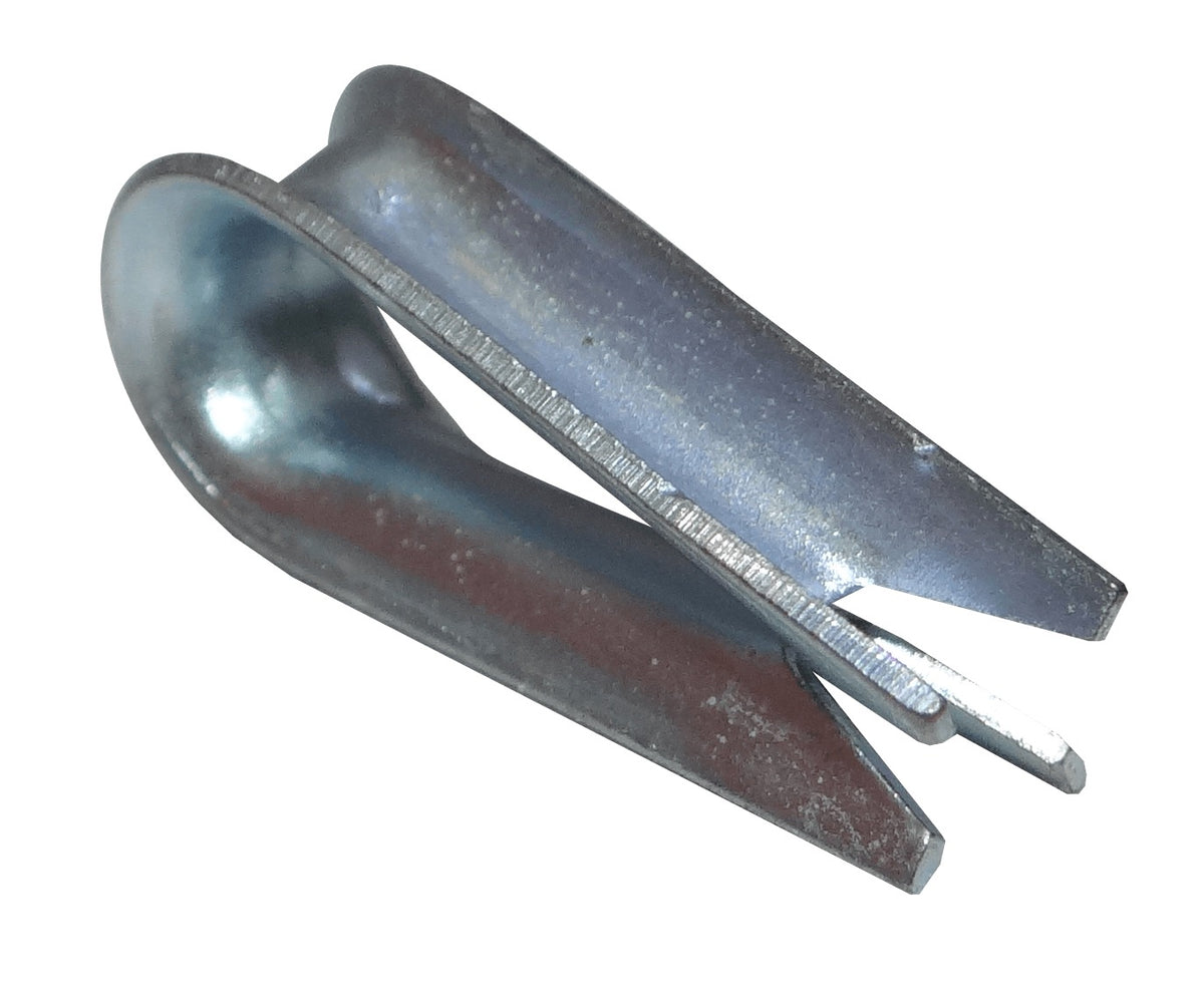 MAST-TH Pasacable Zincado Guardacabo para Cabo de Acero Thimble