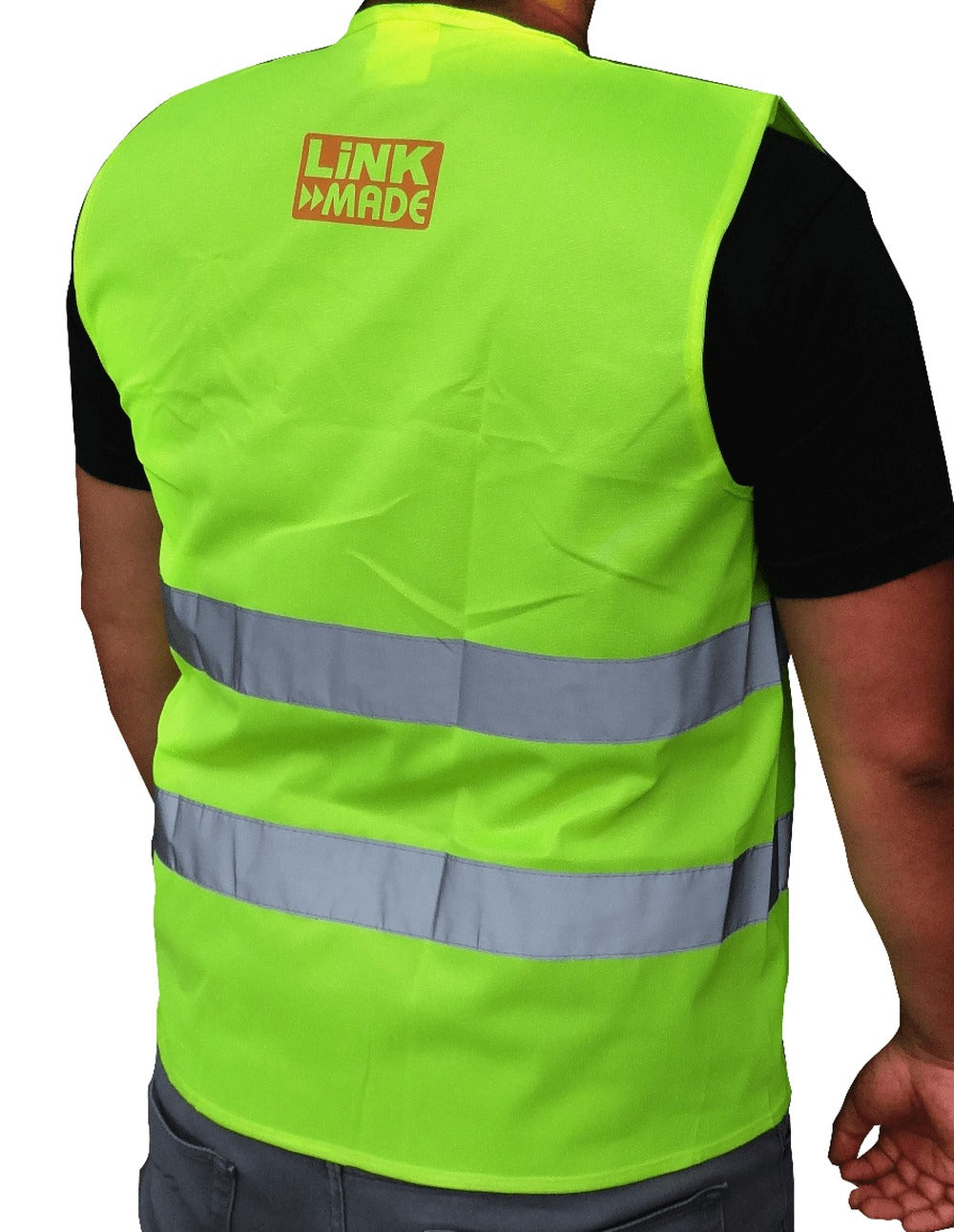 CHALECO LINKMADE Chaleco de alta visibilidad homologado según normativa chilena - Disponible en múltiples tallas