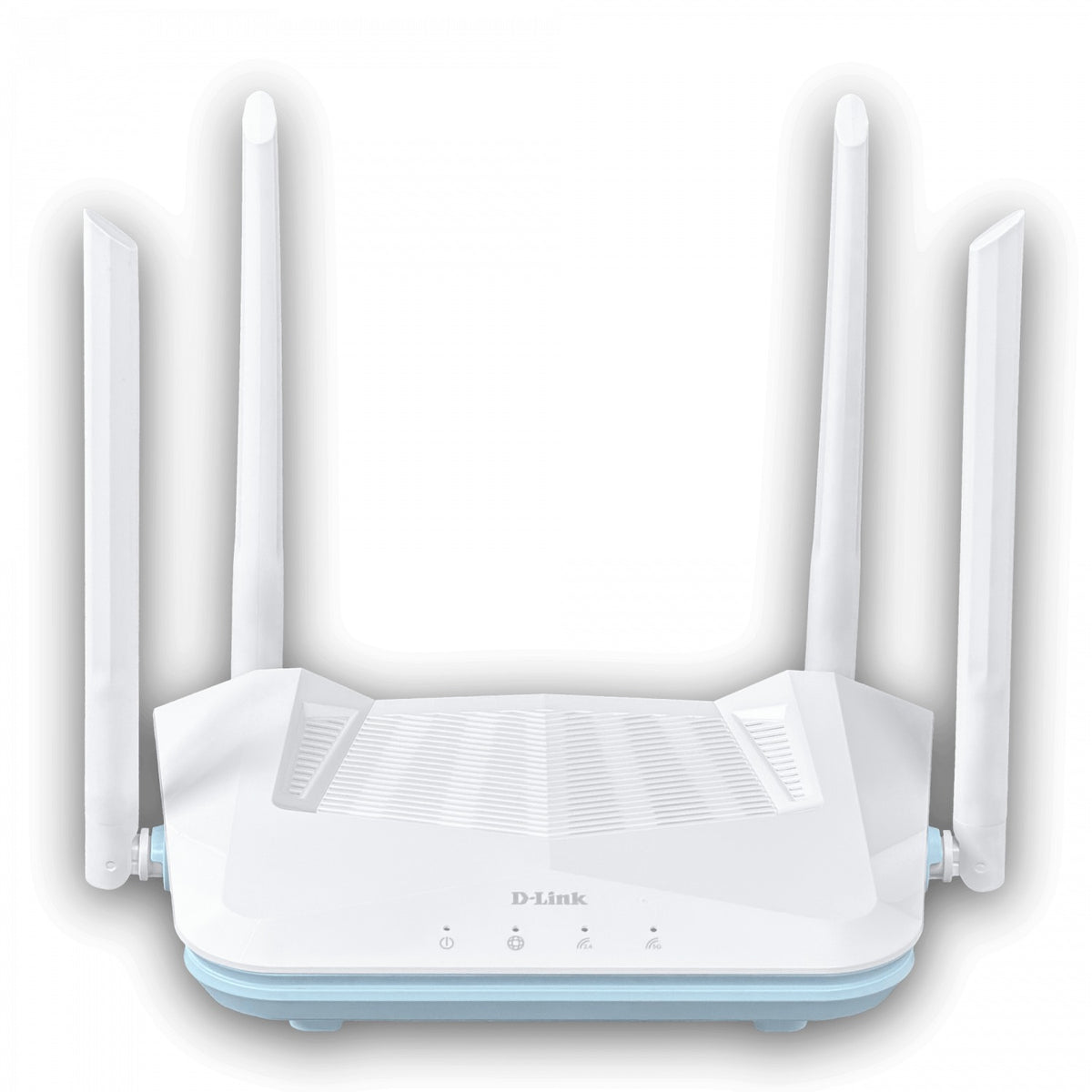 R15 D-LINK Enrutador WiFi 6 AX1500 Doble Banda (5GHz a 1200Mbps + 2,4GHz a 300Mbps) con 4 puertos Gigabit (1 WAN) y Antenas Fijas