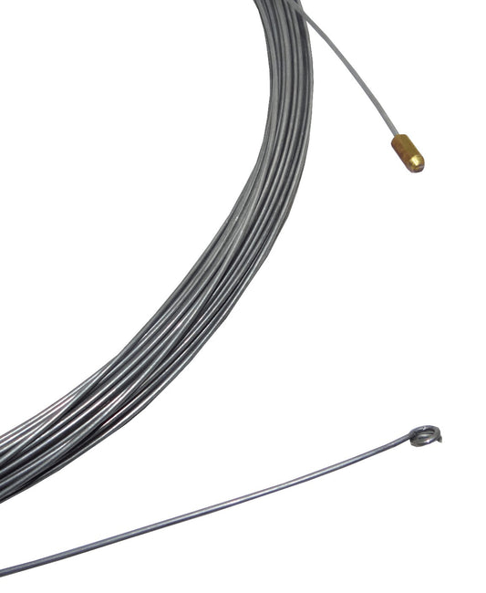 LAUCHA-40 Bobina 40mt Fleje de acero Guía pasacables eléctrica tipo serpentín