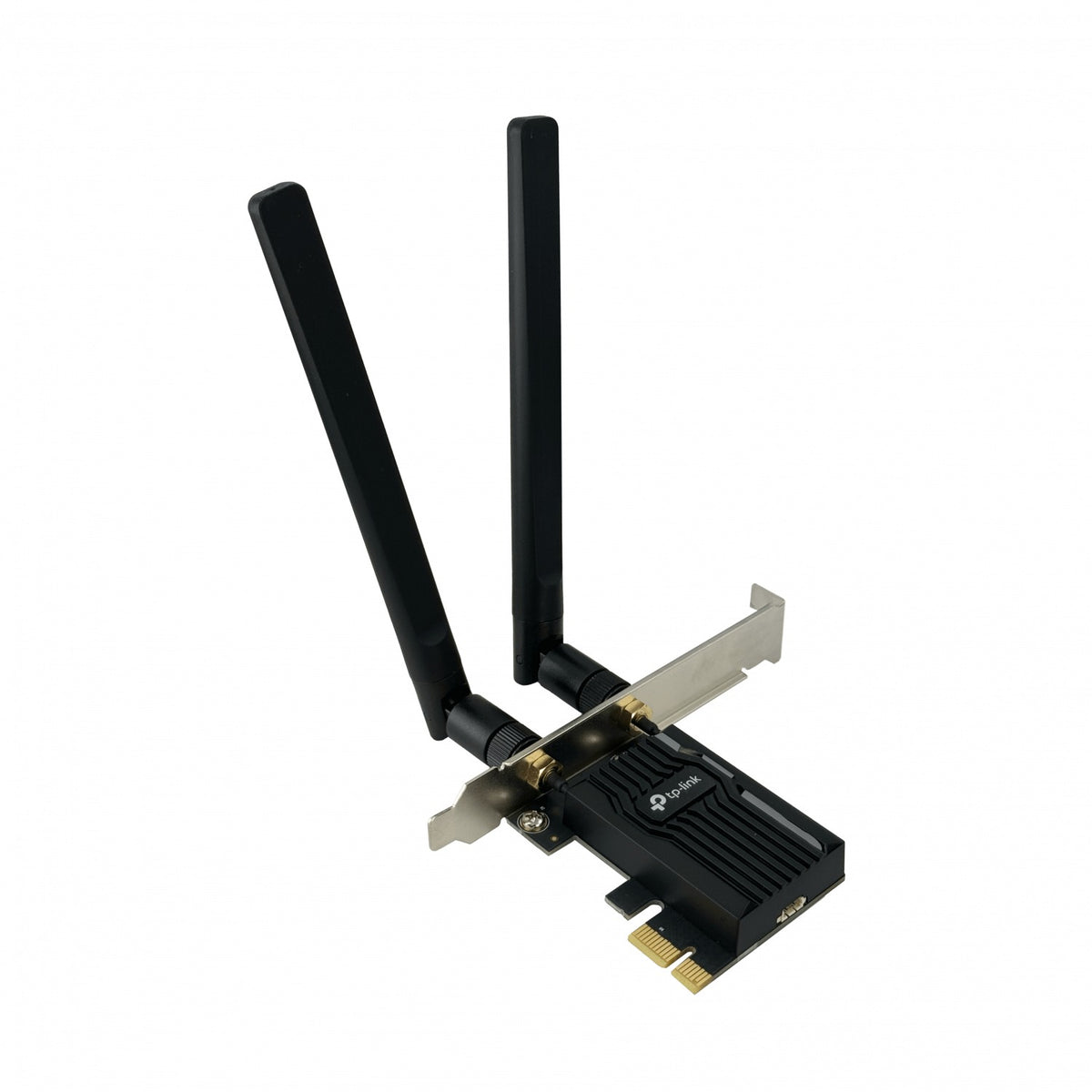TX20E TP-LINK Adaptador WiFi AX1800 Bluetooth 5.2 Doble Banda 2.4GHz 5GHz Velocidad 574+1201Mbps Interfaz PCIe x1 2 Antenas RPSMA