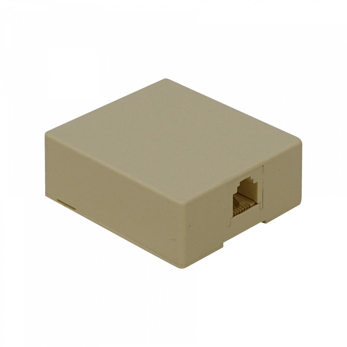 RST-11 Roseta de Superficie Blanca para Teléfono RJ11/RJ14 6P4C