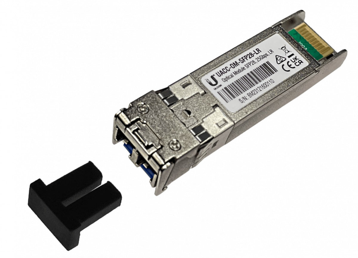 UFS25. UI MonoModo SFP28-25Gbps 2-LC 10km 1310nm UACC-OM-SFP28-LR UACC-OM-SFP28-LR UBIQUITI