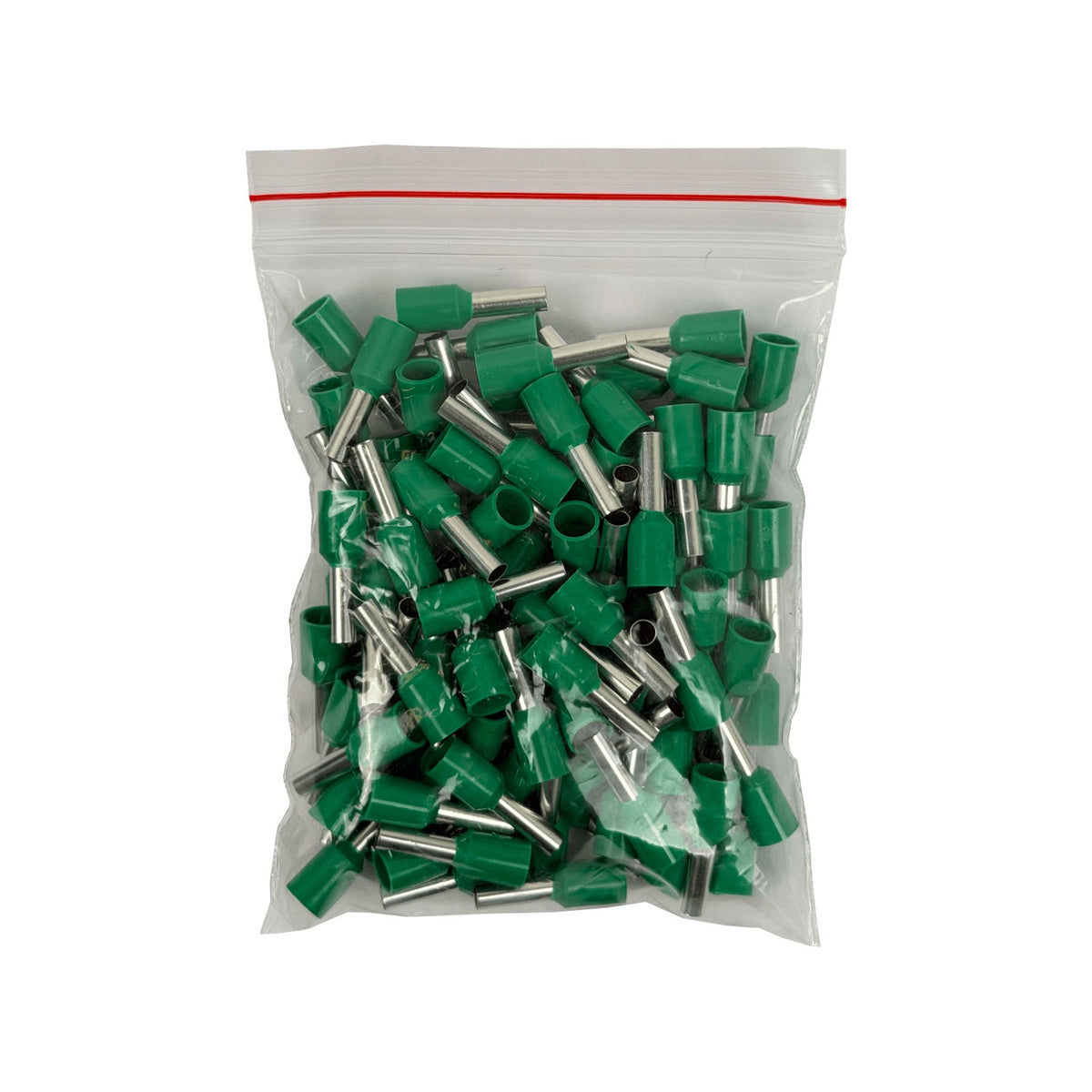 E2508-V Verde 2,5mm2 8/15mm 100-unids AWG14 Ferrules Terminal Aislado Crimpeab