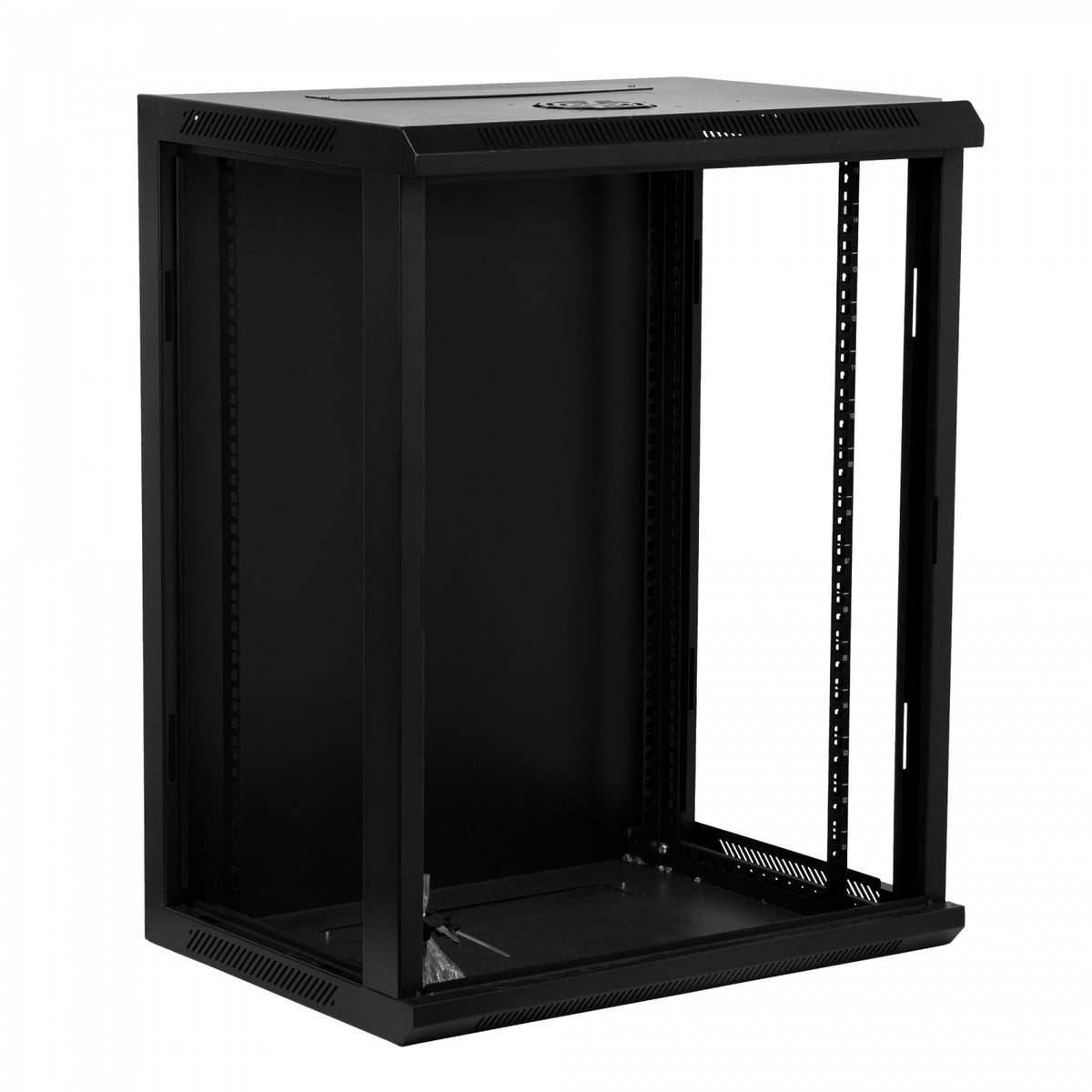 RK15-4L-LIQ LINKMADE SIN PUERTA Armario de Pared 15U 45cm de Profundidad Negro Incluye 2U