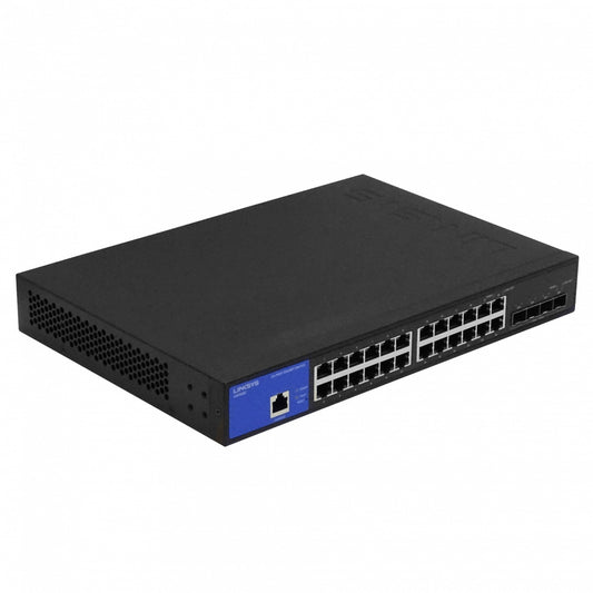 LGS328C LINKSYS Switch Gestionable Rack 28-puertos 24x1000 4xSFP+10G 1xConsola RS232-RJ45