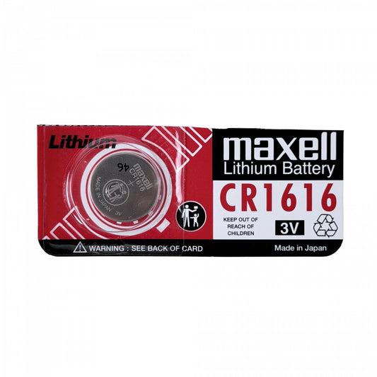 CR1616. MAXELL 1,6x16mm Pila Litio Lithium Reloj 3V 1.6x16mm CR1616