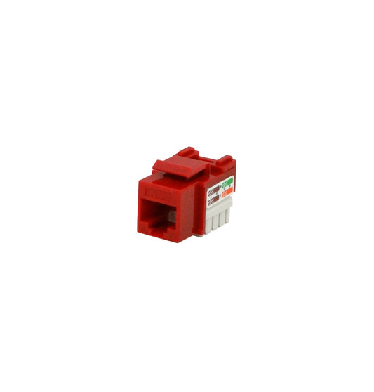 KP5RL LINKMADE Rojo Cat5E U/UTP Insertable Keystone Conector Hembra RJ45