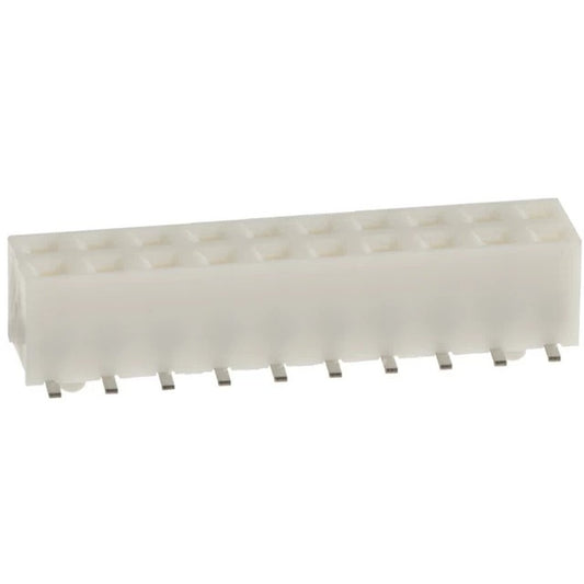 RECEPTOR CONECTOR 20 POSICIONES 2MM DORADO MONTAJE SUPERFICIAL