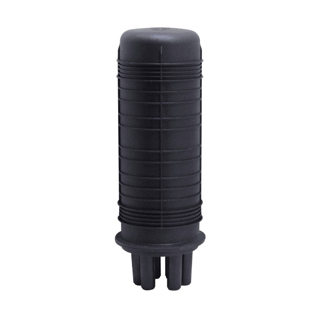 MUFA-35 Cierre de Empalme Vertical Tipo Domo para 36 Fusiones con 1/6 Charolas de 23x56cm y 6 Puertos de 27mm
