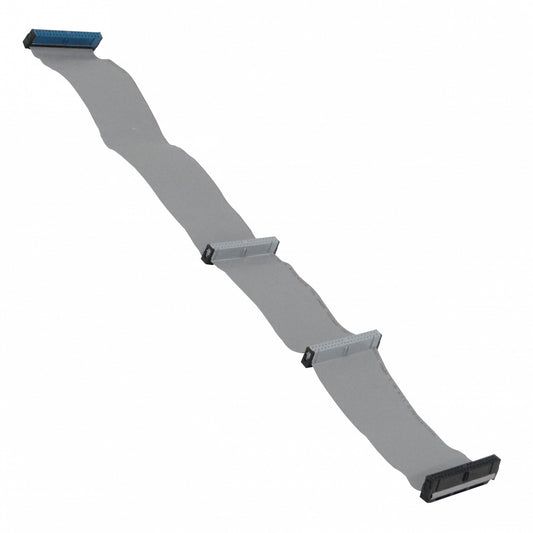 CABLE-IDE47 Cable plano IDE de 47cm de longitud total 4 conectores duales Tipo ribbon 80 hilos Para sistemas heredados