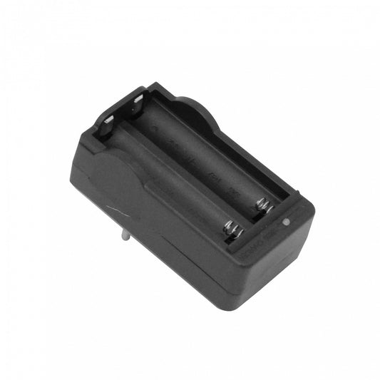 QUICK Cargador 18650-Litio 2-Pilas 4,2V 2000mA 100-240VAC USB-AH Li-ion