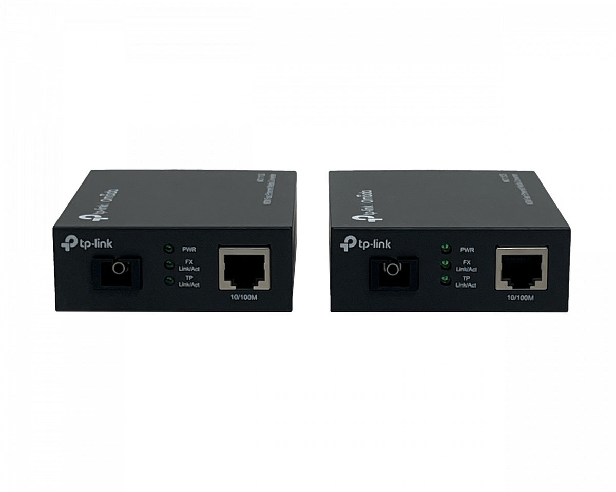 MC12CS TP-LINK Juego-WDM Transceptor Fibra Monomodo 1-SC 1310/1550nm 15km 100mbps