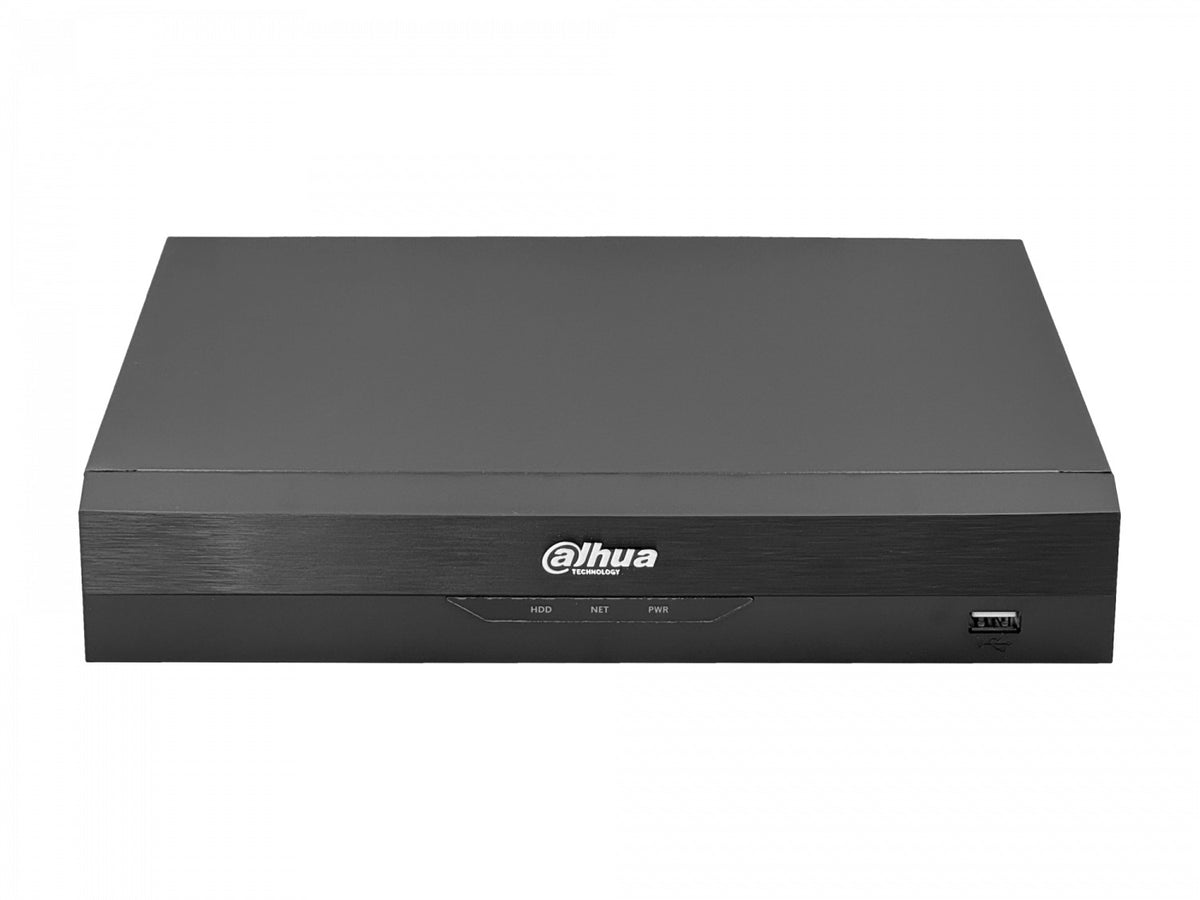 5116-IP Videograbador IP DAHUA de 16 canales 5MP con salidas HDMI y VGA, 2 puertos USB, 2 conectores RCA-H, 1 puerto SATA para disco de hasta 16TB, serie WizSense XVR5116
