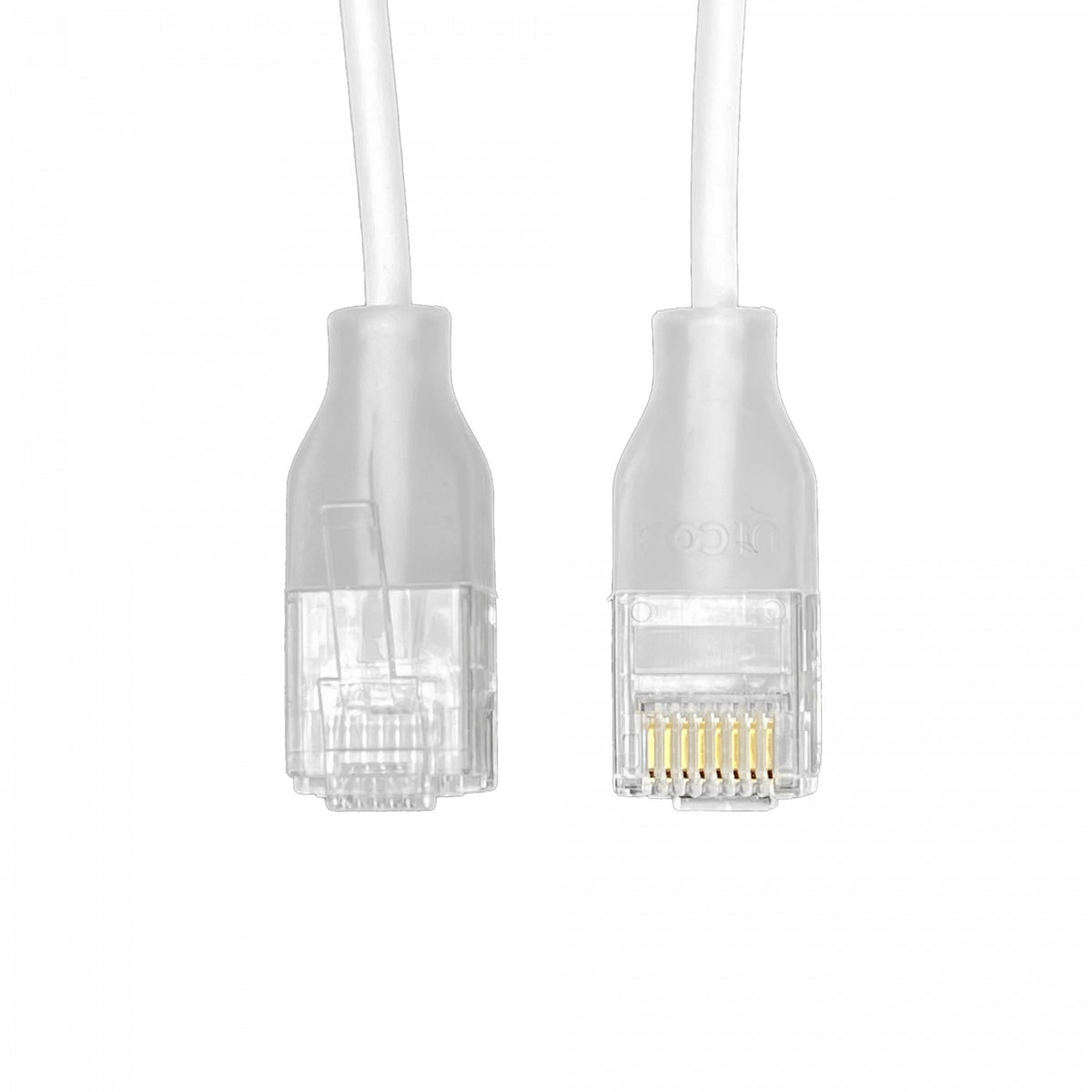 WEP-00. UI Cable de parcheo Etherlighting blanco Cat6 de 30 cm UACC-Cable-Patch-EL UACC-CABLE-PATCH-EL-0.3M-W UBIQUITI