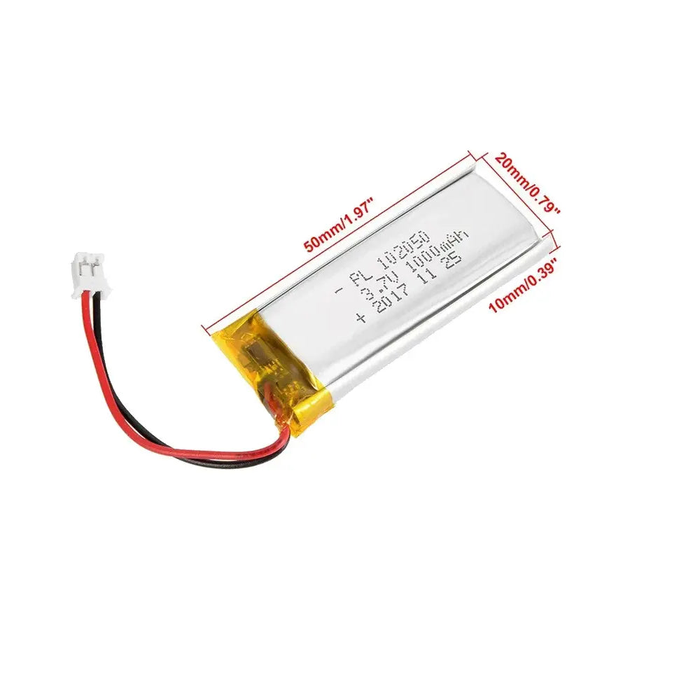 Celda Recargable de Iones de Litio 3.7V 1000mAh