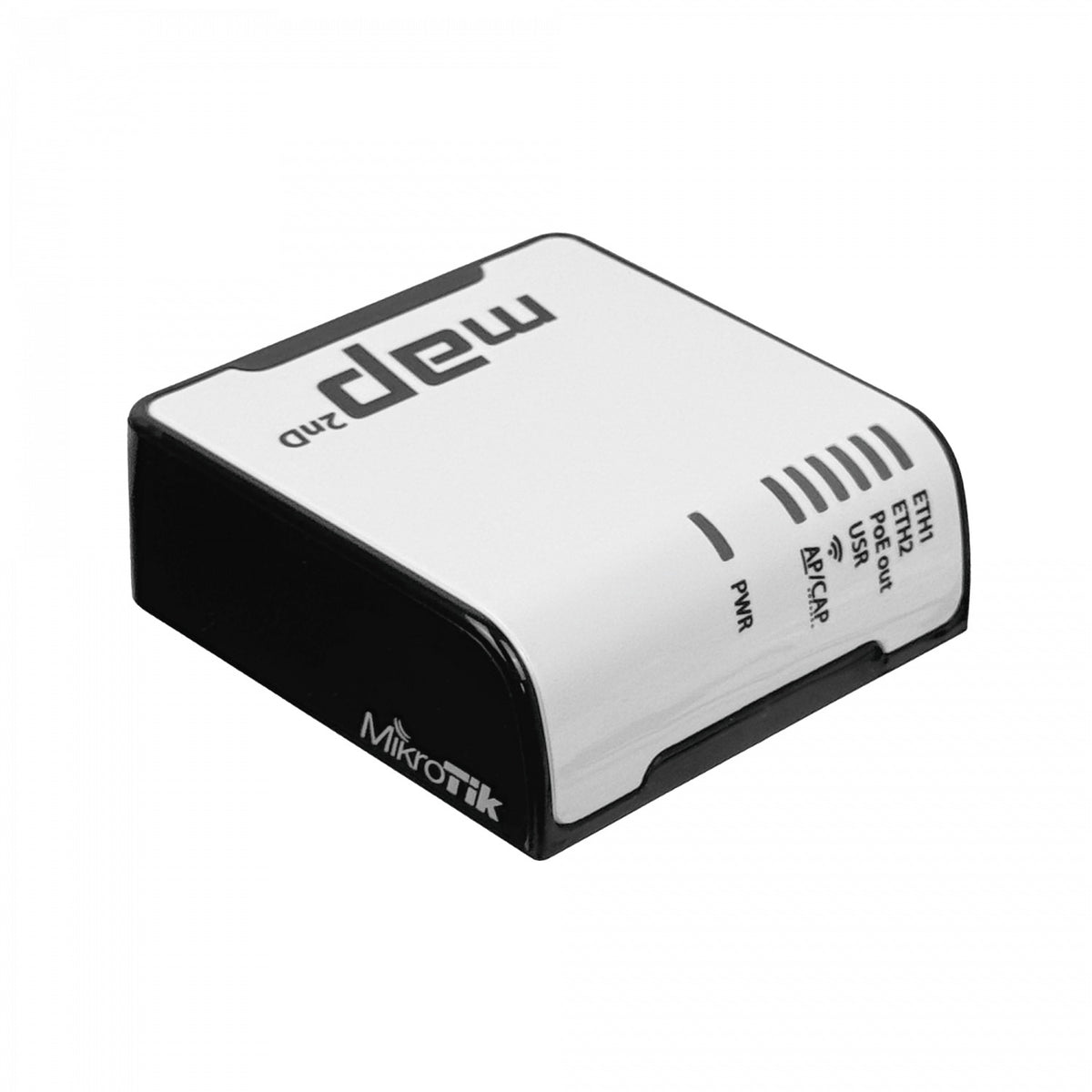 RBMAP2ND MIKROTIK Punto de acceso inalámbrico L4 2.4GHz 50mW 1.2dBi 2 puertos 100Mbps 1 USB PoE-in(10-57V/af-at)-out