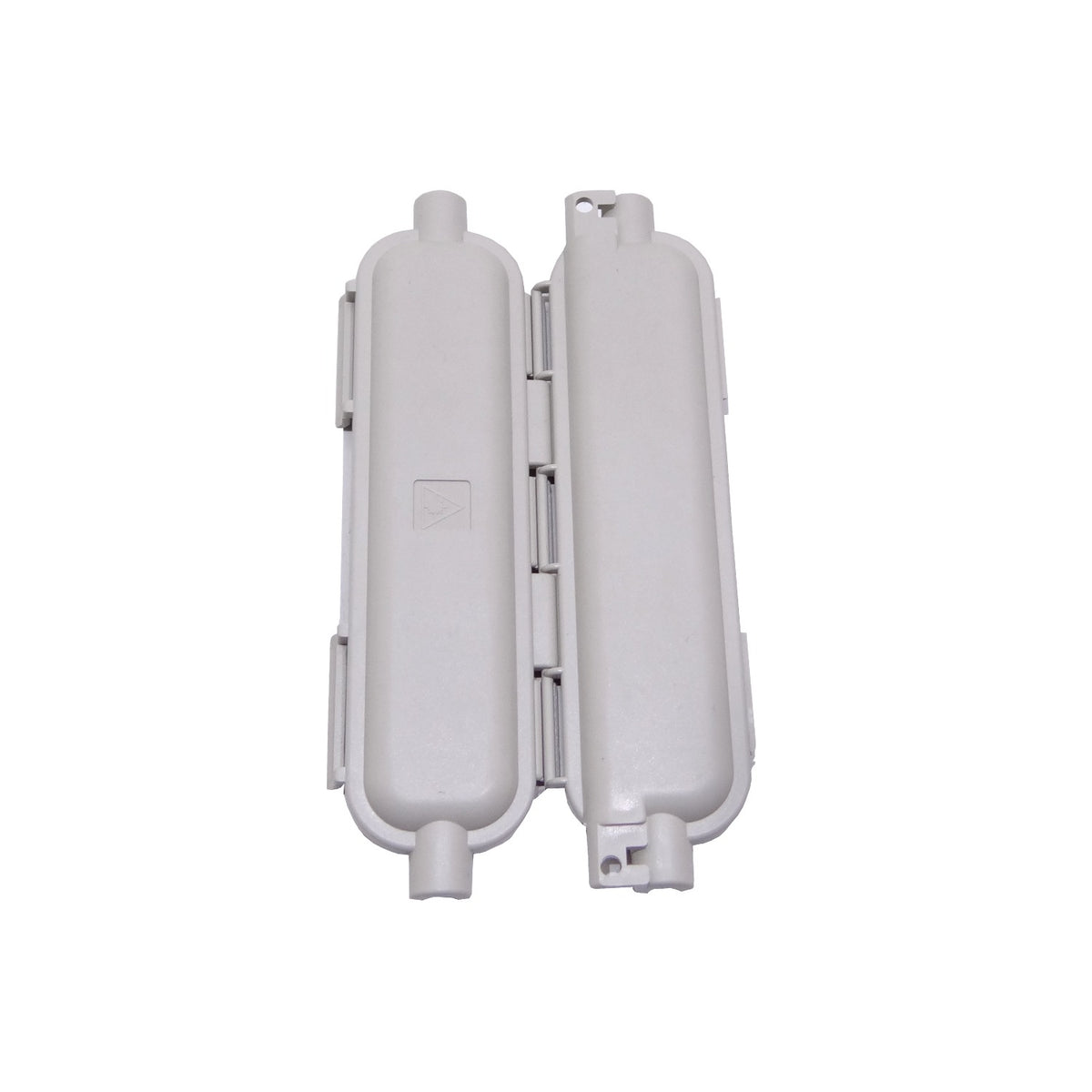 MUFA-1E 160x48x9mm Caja Unitaria para Empalme de Fibra Blanca requiere Manguito de Empalme para Uso Externo