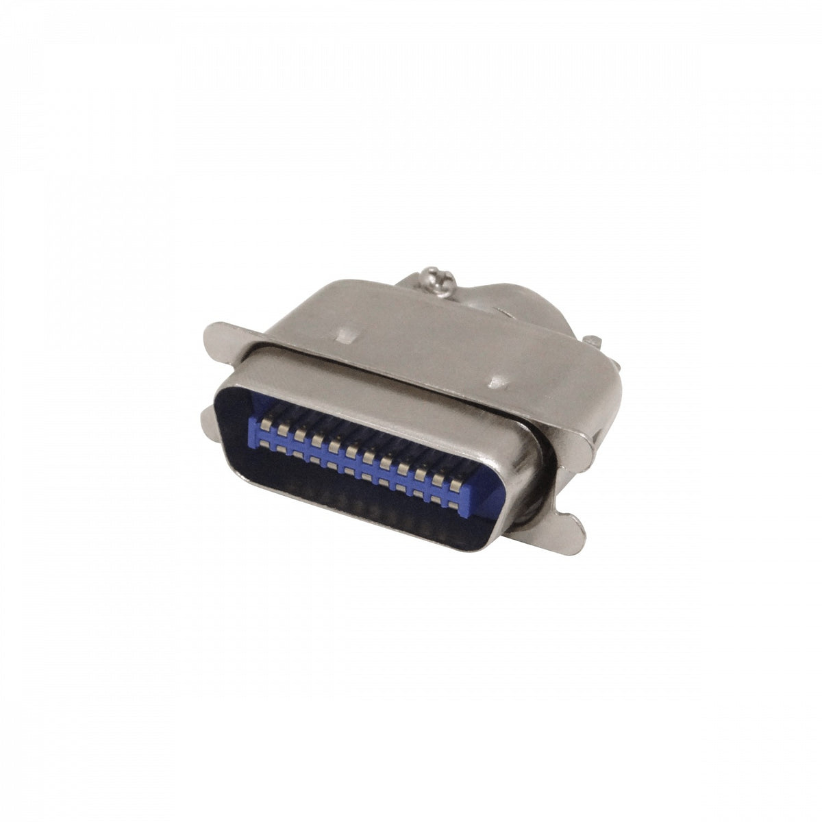 CEN24-M Conector 24-pines Macho para Soldar Centronics CEN24 con/Cubierta-Metalica