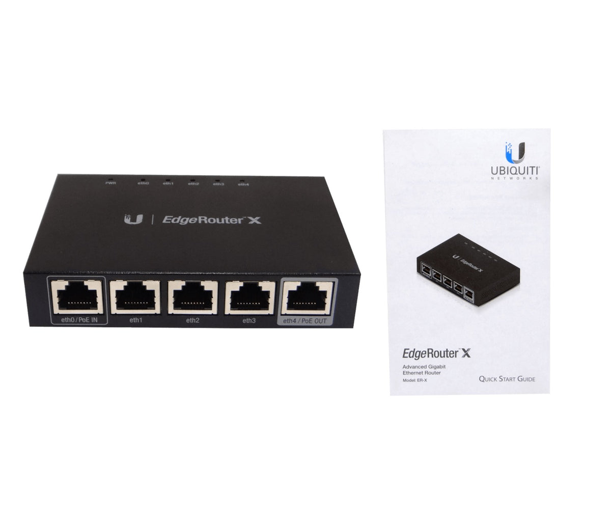 ER-X-LIQ USADO UBIQUITI 5-1000 POE-IN/9-26V POE-OUT inc-12V L2 EDGE-ROUTERX