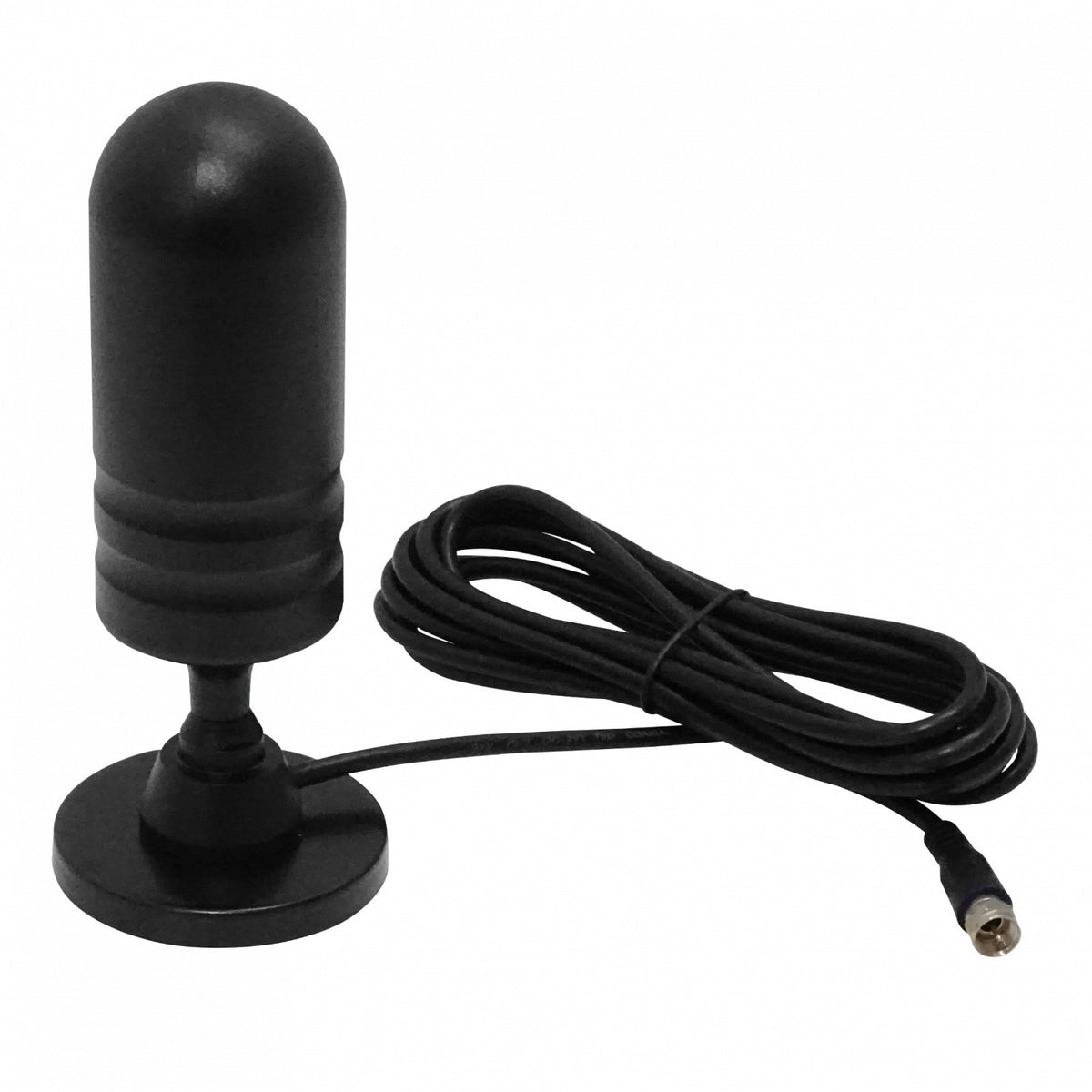 TV-30 75ohm Antena Televisión HD Digital 470-862MHz Base Imantada Hembra-Macho-1,5m DVB-T