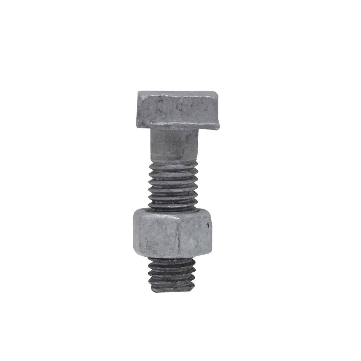 GTL00175 1/2 x 1 1/2 Tornillo Cabeza Cuadrada-20mm Contratuerca Hexagonal-19mm-3/4 0,5x1,5pulgadas