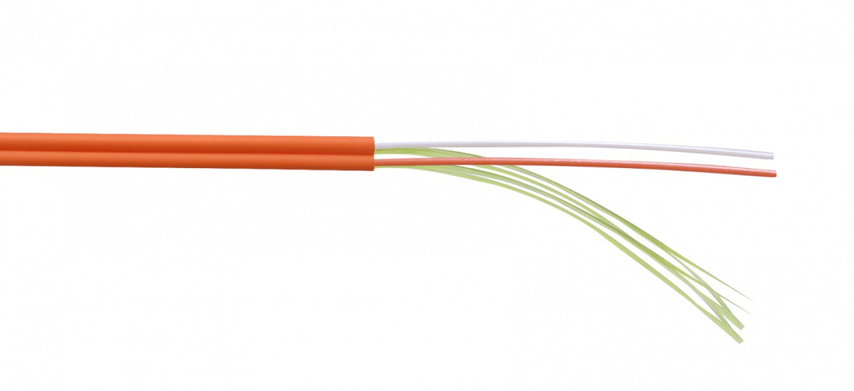 CF1Z2 FIBRA OM1 Cable Dúplex Zipcord 2,8x5,7mm LSZH 1-metro Multimodo MM 62.5/125um