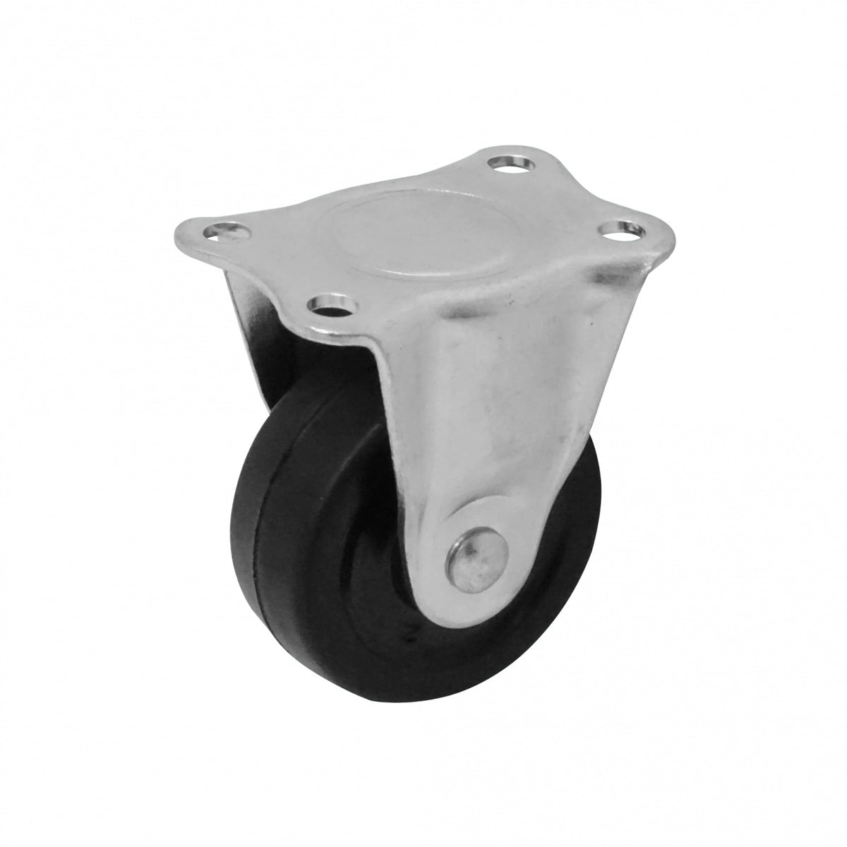 RUEDA-2 Rodaja 2-pulgadas Estacionaria Negra Capacidad-25Kg 40x57,5x66mm