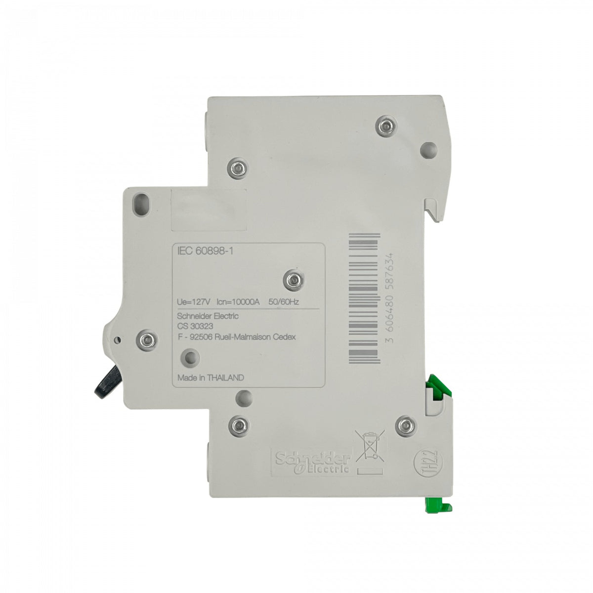 AUTOMATICO-10A Interruptor Automático Magnetotérmico Unipolar 10A 6kA/10kA 230/400V Curva C
