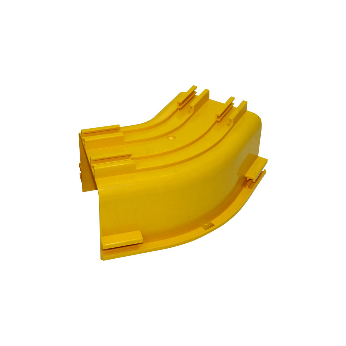 CCA-120-AQ 120x100mm Escuadra 45º Plana Amarilla PC+ABS LSZH Conector Macho