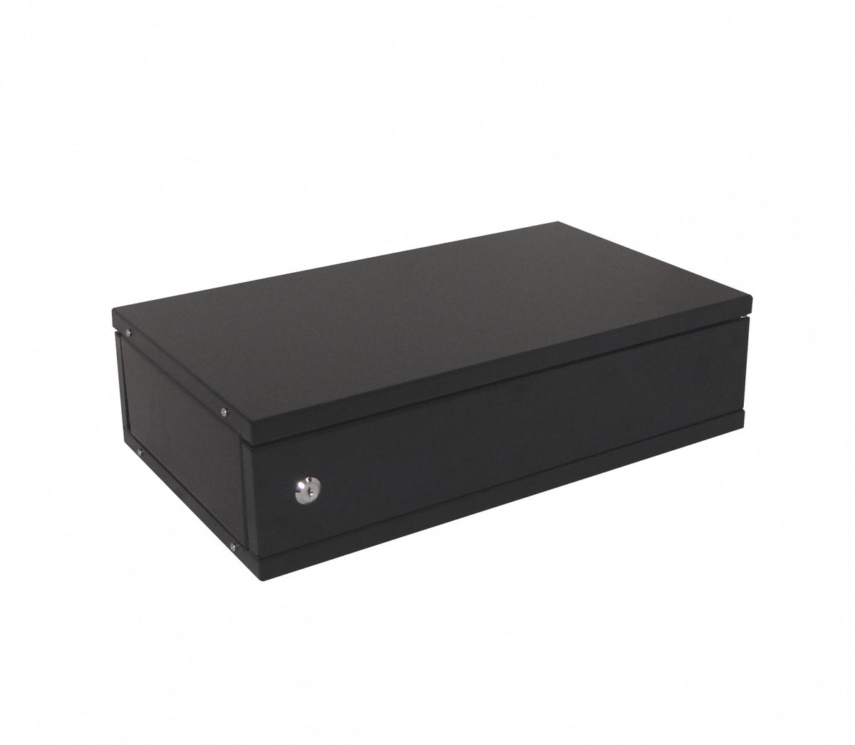 RK02-3L LINKMADE Plano 2U-138mm 30cm-Profundidad Rack Sobremesa Negro Puerta-Metálica