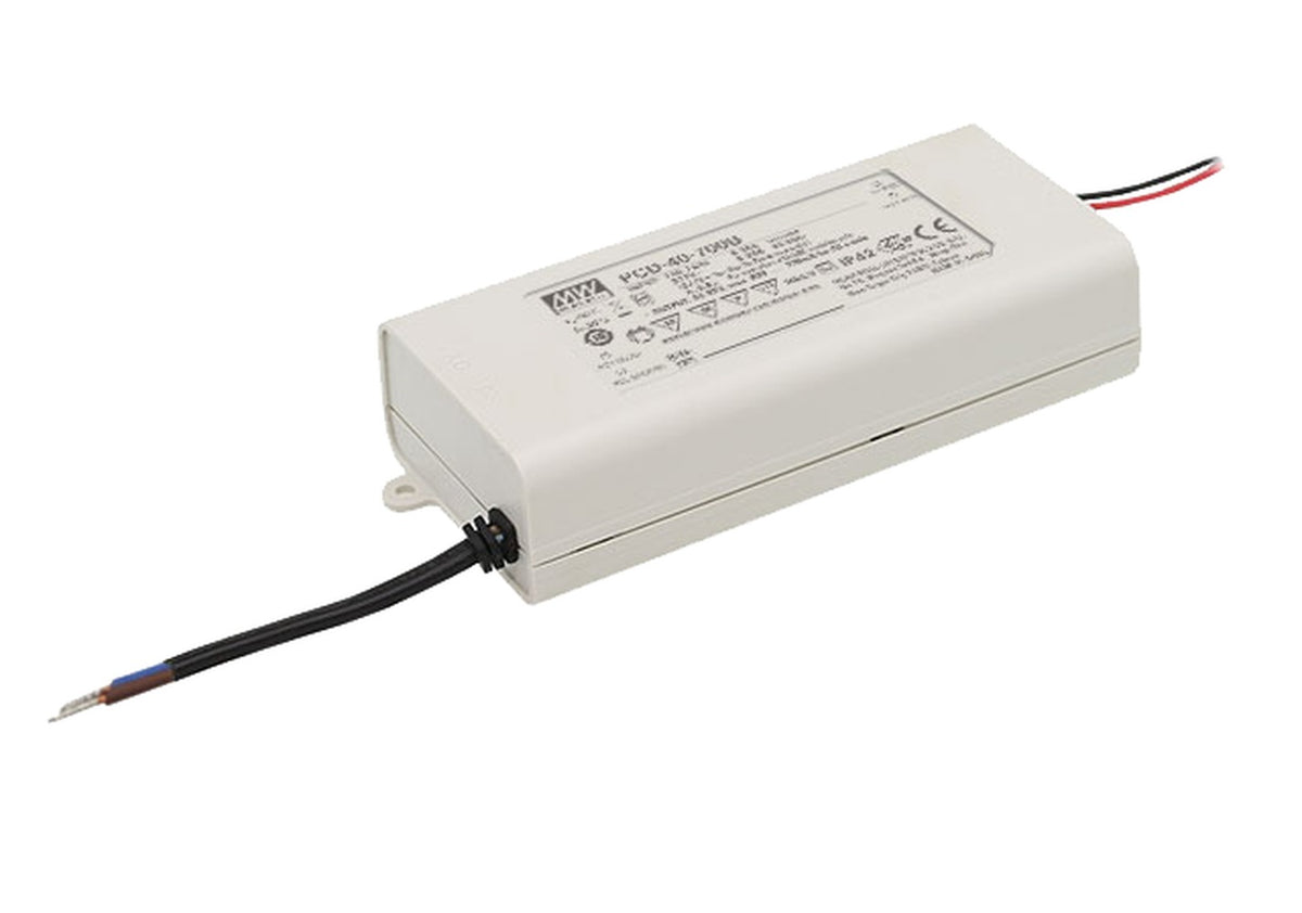 Driver LED plástico PFC 60W PCD-60 - 500mA (comúnmente usado)