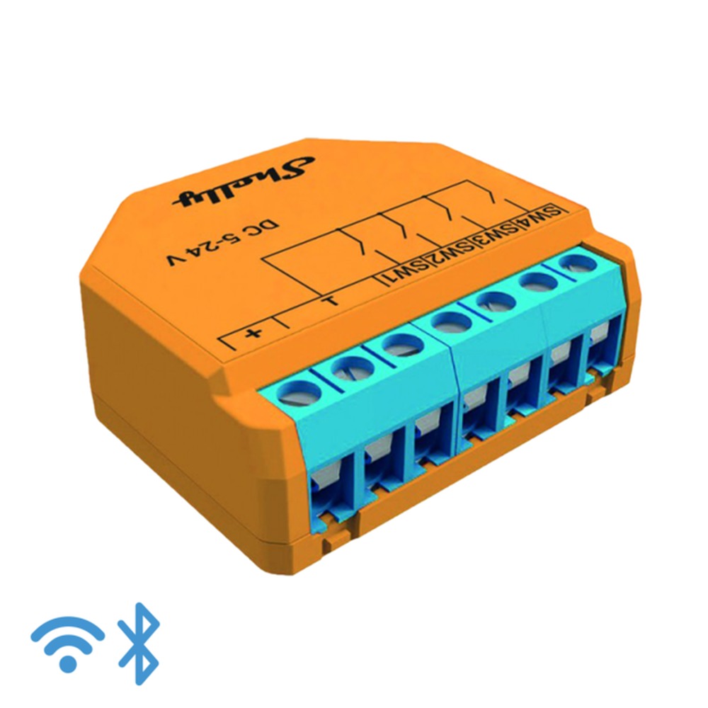 Controlador de 4 Entradas Digitales DC Operado por Wi-Fi para un Control de Acciones